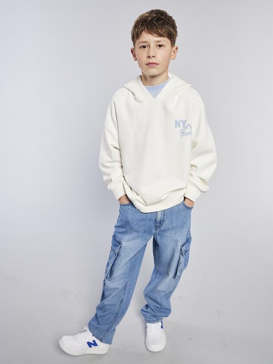 Produktbild Jonen Jungen Kapuzensweatshirt mit Prints vorn und hinten (158)