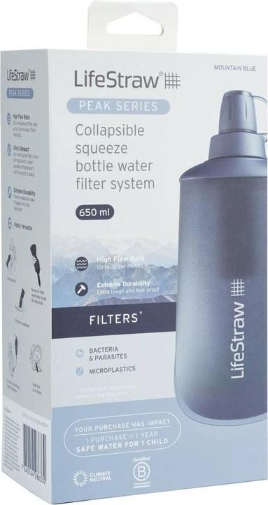 Produktbild LifeStraw Peak Squeeze Bottle 650ml (0.65 l)
