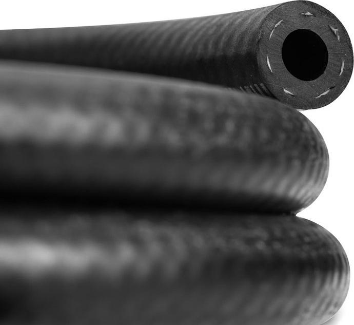 EKWB EK-Pro Tubing 12/6 mm Reinforced EPDM 1 m - black (1 m, Plastic)