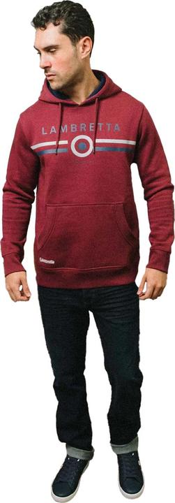 Actual product image Lambretta Mens AW24 Contrast Target Hoodie (3XL)