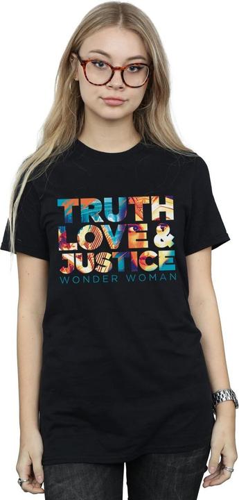 Immagine prodotto Wonder Woman 84 Diana Truth Love Justice Maglietta Ampia Donna (L)