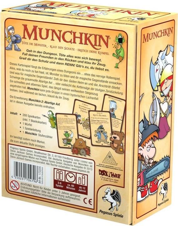 Actual product image Pegasus Munchkin 1 + 2 (German)