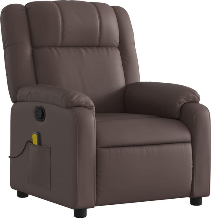 Produktbild VidaXL Massagesessel Braun Kunstleder,Farbe: Braun,Material