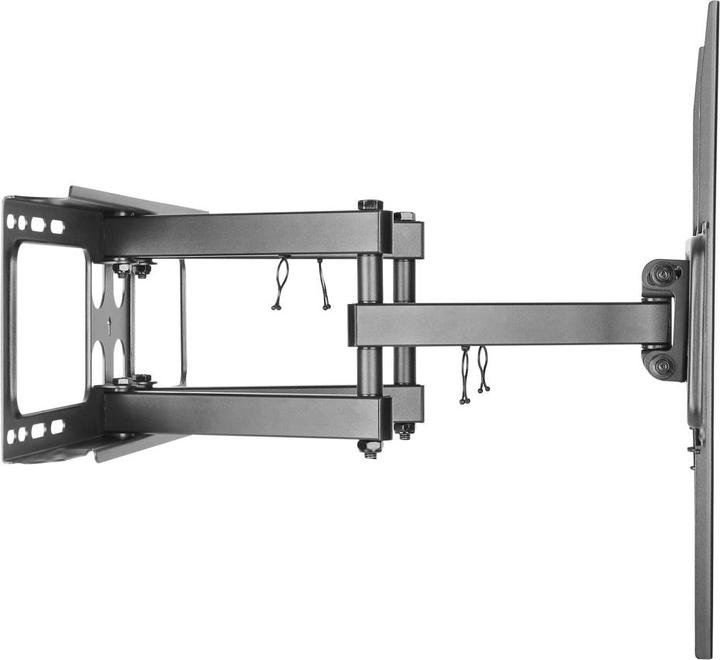 Actual product image Techly Wall mount for LCD TV LED 81-139cm 32-55inch FullMotion 40kg black (Wall, 55", 40 kg)