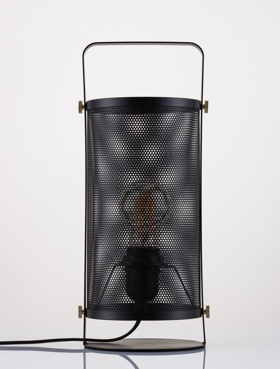 Produktbild Nova Luce IAN Tischleuchte E27 Schwarz 34x13,7cm 9620131