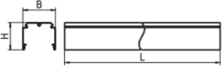 Image du produit Ridi Rail 3-lg VL2TM 3000 2500008 flex. Conduite de courant DV 5x2,5 3000mm blanc