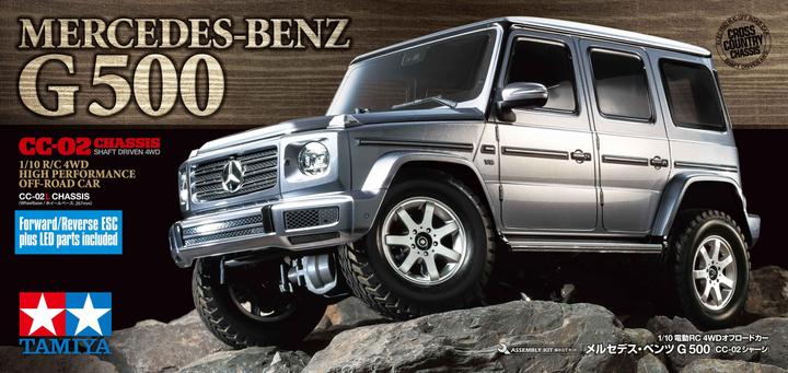 Immagine prodotto Tamiya Scala Crawler Mercedes-Benz G 500, CC-02 1:10, Kit (Kit)