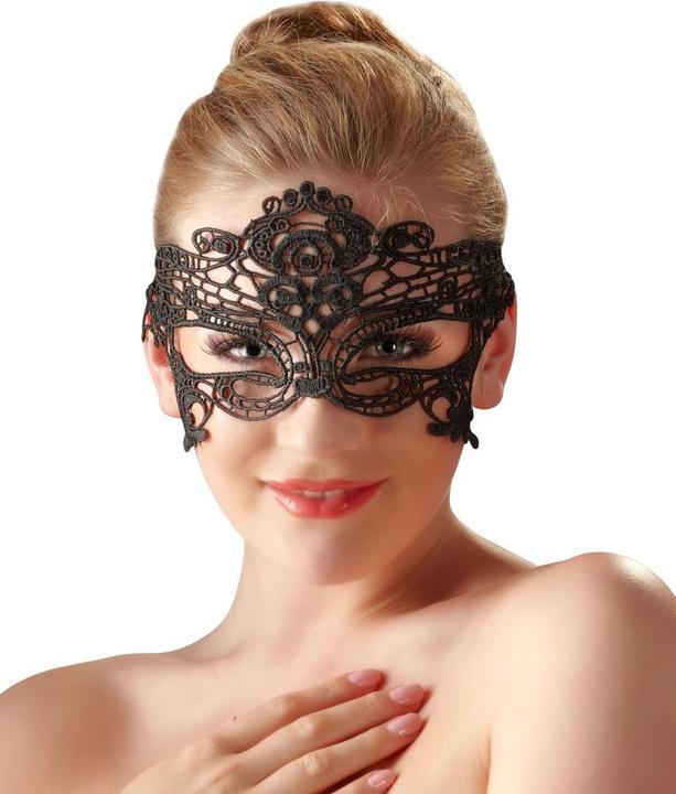 Actual product image Cottelli Collection Eye mask embroidery