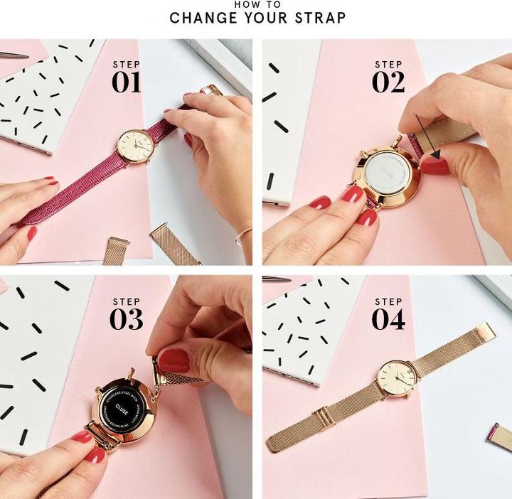 Actual product image Cluse Strap 18 mm (18 mm, Leather)