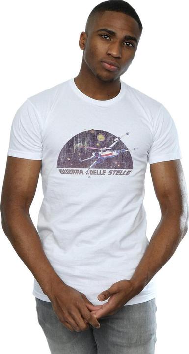 Actual product image Star Wars Mens Italian Title X-Wing T-Shirt (XL)