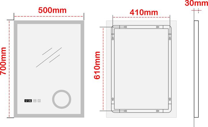 Produktbild Pro-Tec Lizzano (70 x 50 x 3 cm)