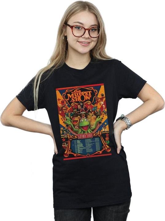 Immagine prodotto Disney The Muppets The Muppet Show Poster Maglietta Ampia Donna (4XL)