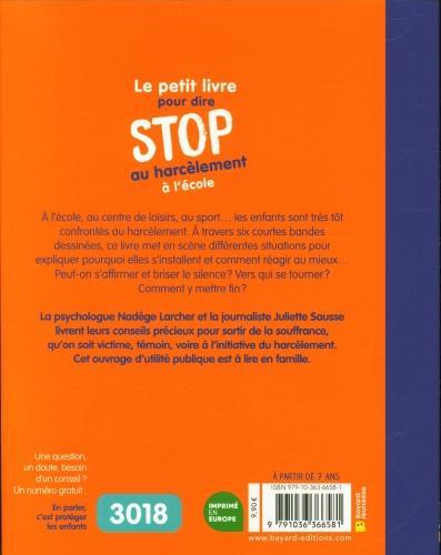 Image du produit Bayard Jeunesse Le petit livre pour dire stop au harcèlement à l'école (Français, Clotka, Sausse Juliette, Larcher Nadège, 2024)