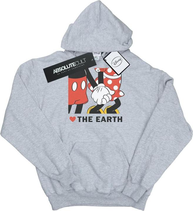 Immagine prodotto Disney Mickey Mouse Heart The Earth Felpa con Cappuccio Ragazze (140, 146)