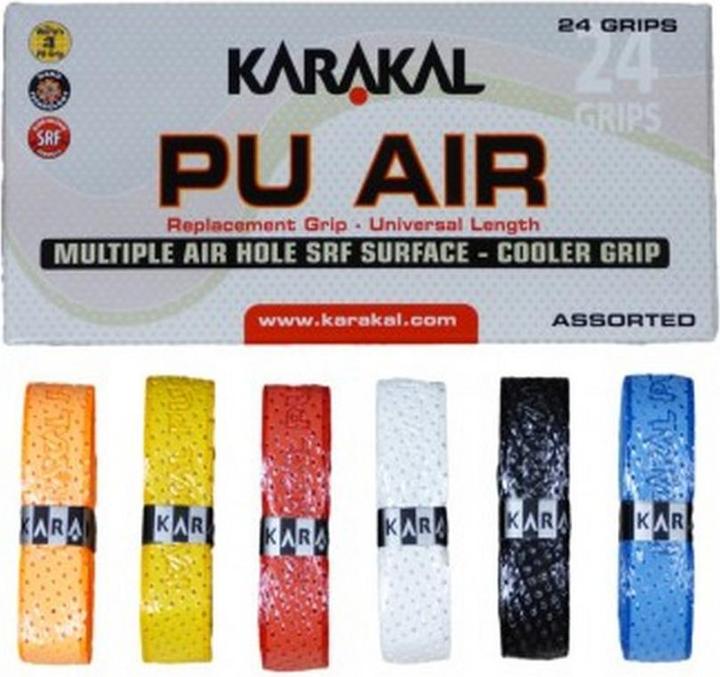Immagine prodotto Karakal Nastro per impugnatura racchetta 24 pezzi PU Con borchie in silicone
