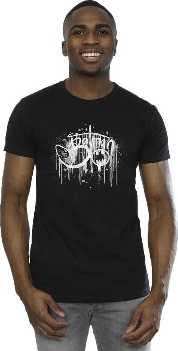 Immagine prodotto Batman Paint Splatter Maglietta Uomo (5XL)