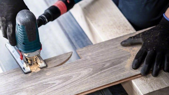 Actual product image Bosch Professional Zubehör Expert Laminate Clean T128 BHM jigsaw blade, 3 pieces