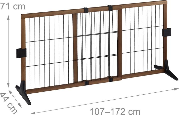 Image du produit Relaxdays Barrière-de-sécurité (172 cm)