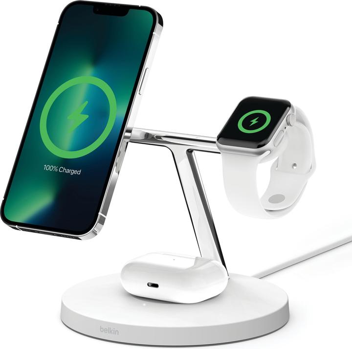 Belkin BoostCharge Pro 3-in-1 Ladegerät mit MagSafe (15 W)