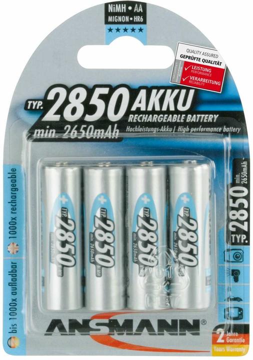 Ansmann AA (4 pz., AA, 2650 mAh)