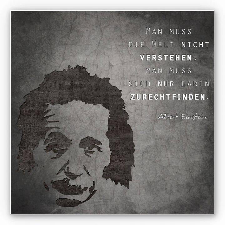 Immagine prodotto Trenddeko Albert Einstein (30 x 30 cm)