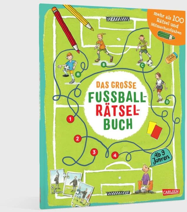 Immagine prodotto Das grosse Fussball-Rätselbuch (Tedesco, Cordula Spina, Christiane Hahn, 2024)