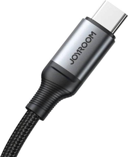 Image du produit Joyroom Cable Speedy USB SA21-1T3, 3 in 1/ 30W/Cable 1.2m (black) (1.20 m)