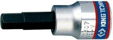 Actual product image King Hexagon socket 3/8" 3mm x 50mm