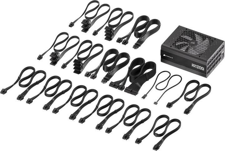 Immagine prodotto Corsair HXi Series (2025), HX1200i, 1200 Watt, 80 PLUS Platinum, C14 Version (1200 W)
