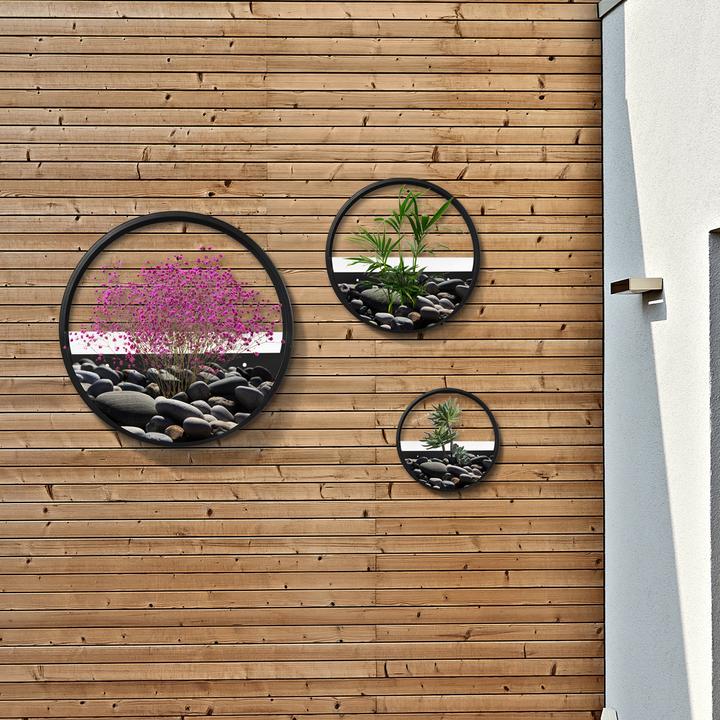 Produktbild Outsunny Blumentöpfe-Set für die Wand (30.50 cm)