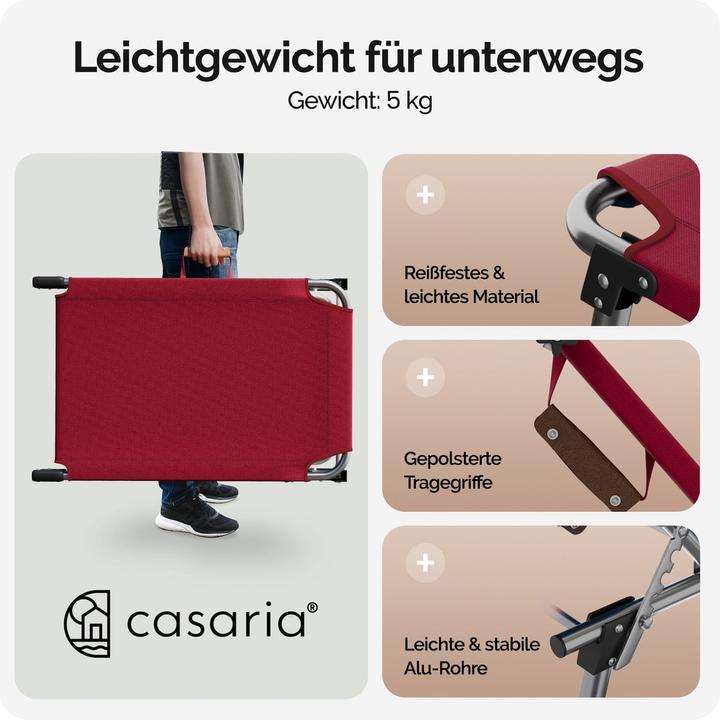 Produktbild Casaria Sonnenliege (190 cm)