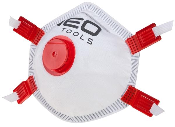 Neo Staubmaske, FFP3, mit Ventil, Silikon-Innendichtung, 3 Stk. (FFP3, 3 x)