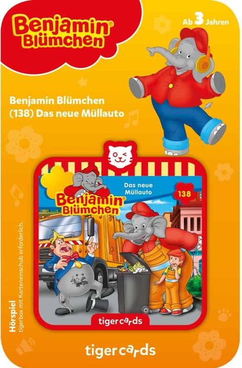 Immagine prodotto Tigermedia Tigercard Benjamin Blümchen Il nuovo camion della spazzatura (Tedesco)