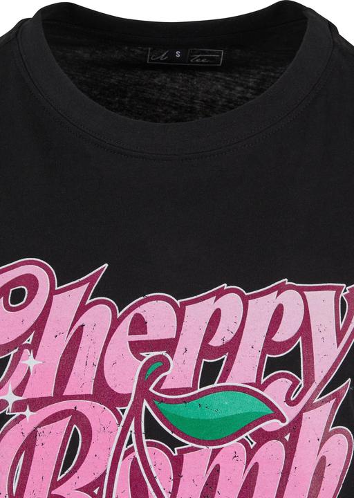 Actual product image Miss Tee Cherry Bomb Ladies Short Overised Tee - 159397 (XXL)
