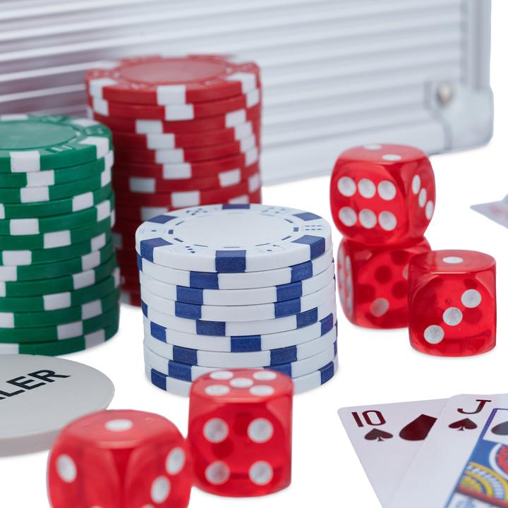 Image du produit Relaxdays Mallette de poker (Français)