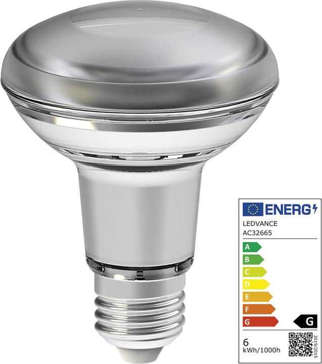 Actual product image Osram Superstar R63 (E27, 5.90 W, 350 lm, 1 x, G)