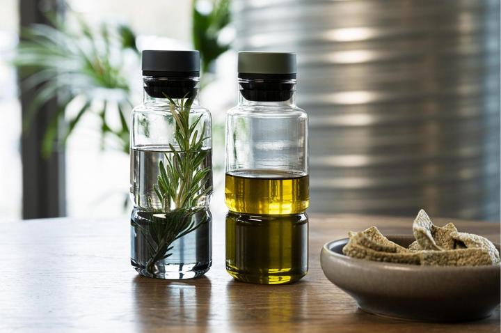 Actual product image Crush Grind Oil & Vinegar Dispenser Billund 260 ml Transparent/Green (260 ml)
