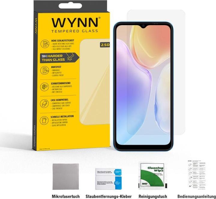 Actual product image Wynn Electronics 2.5D Extra Clear protective glass AGM Note N1 (1 Piece, Samsung Galaxy NOTE 1)