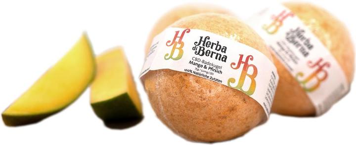 Immagine prodotto Herba di Berna Palla da bagno al mango e alla pesca (Bombe da bagno)