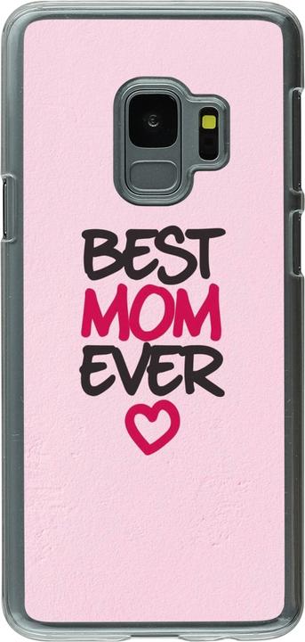 Produktbild PhoneLook Hülle transparent Mom 2023 best Mom ever pink (Samsung Galaxy S9)