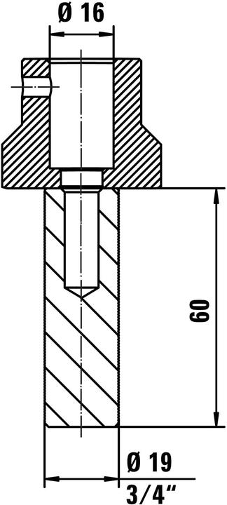 Produktbild Bessey Werkbank-Adapter TW16AW19 (16 mm)
