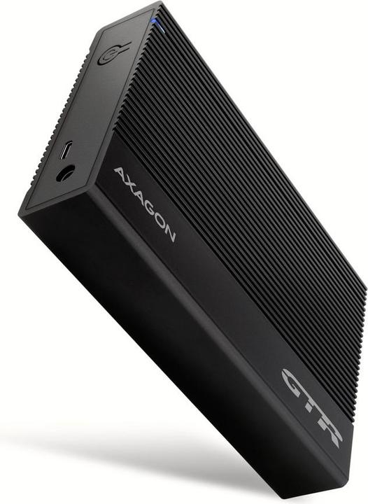 Axagon EE35-GTR, USB-C - SATA 3,5" RIBBED box, ÄernÃ½ (3.5")