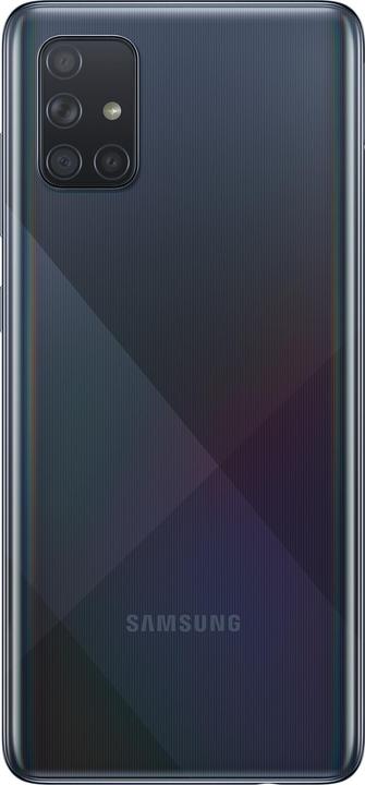 Produktbild Samsung Galaxy A71 SM-A715F/DS - 17 cm (6.7 Zoll) - 6 GB - 128 GB - 64 MP - Android 10.0 (128 GB, Prism Crush Black, Dual SIM, 4G)