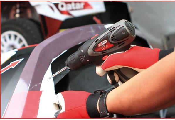 Actual product image KS Tools Cordless drill-screwdriver, 24Nm, 1,870 rpm 10.8V, with 2 batteries and 1 charger (Rechargeable battery operated)