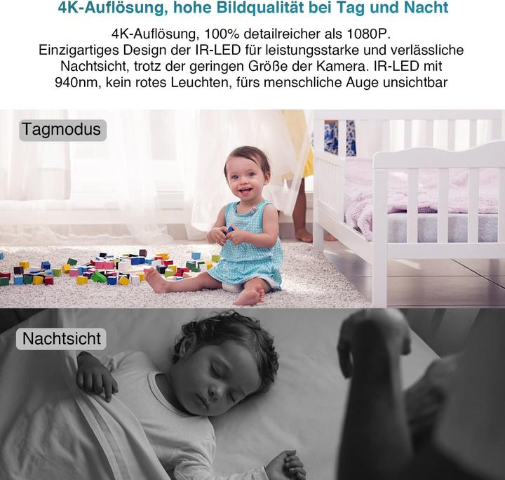 Immagine prodotto Wiwacam MW5 4K Ultra HD WLAN Überwachungskamera