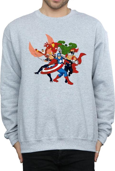Image du produit - Sweat AVENGERS ASSEMBLE COMIC TEAM - Homme (S)