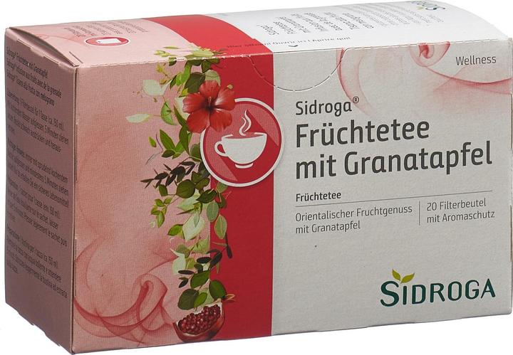 Image du produit Sidroga Fruits avec sachet de thé à la grenade Btl (40 g)