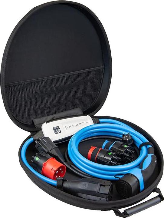 Actual product image NRGkick No. kick 32A 5 m Set Optimal GSM, including adapter and pocket (Type 2, 22 kW, 32 A, CEE 32, CEE32 red, CEI 23)