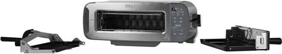 Actual product image Ninja 3-in-1 Multifunctionele Toaster, Grillplaat en Panini Maker - 7 Roosterstanden - RVS - ST202EU