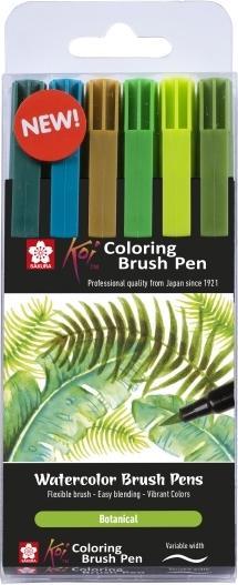 Image du produit Sakura Koi Coloring Brush Pen set Botanical | 6 colours (6 x)